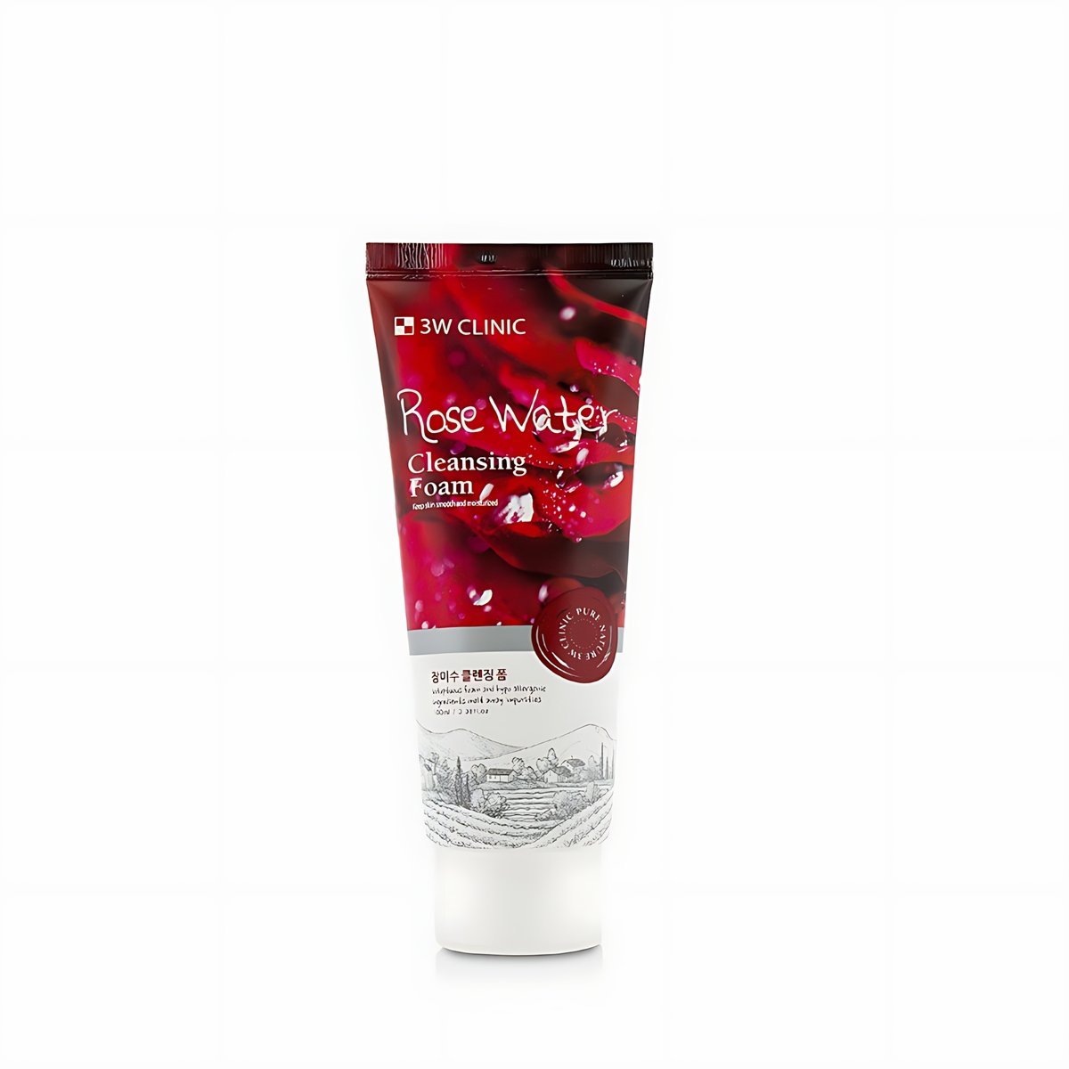 3W Clinic - Rose Water Cleansing Foam - 100ml