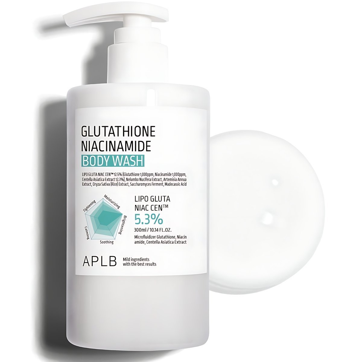 APLB - GLUTATHIONE NIACINAMIDE BODY WASH - 300ml