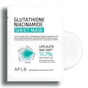 APLB - GLUTATHIONE NIACINAMIDE SHEET MASK - 25ml