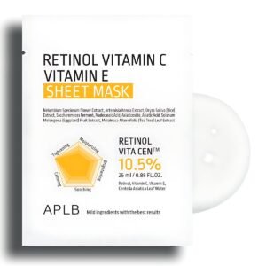 APLB - Retinol Vitamin C Vitamin E Sheet Mask - 25ml