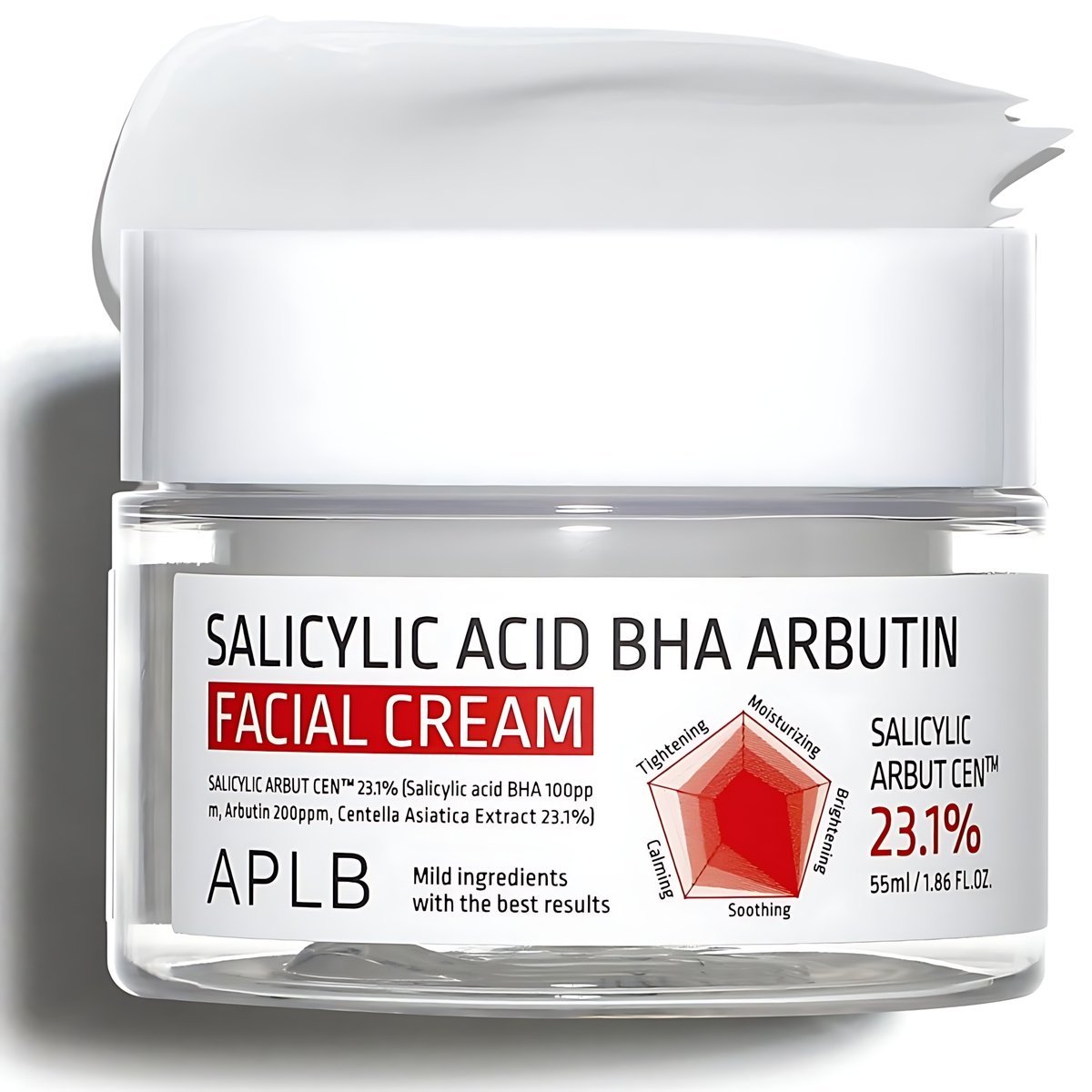 APLB - Salicylic Acid BHA Arbutin Facial Cream - 55ml