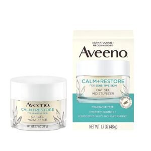 Aveeno - Calm + Restore Oat Gel Face Moisturizer - 48g