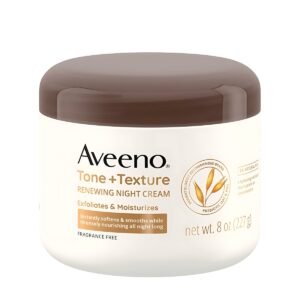 Aveeno - Tone + Texture Renewing Night Cream - 227g