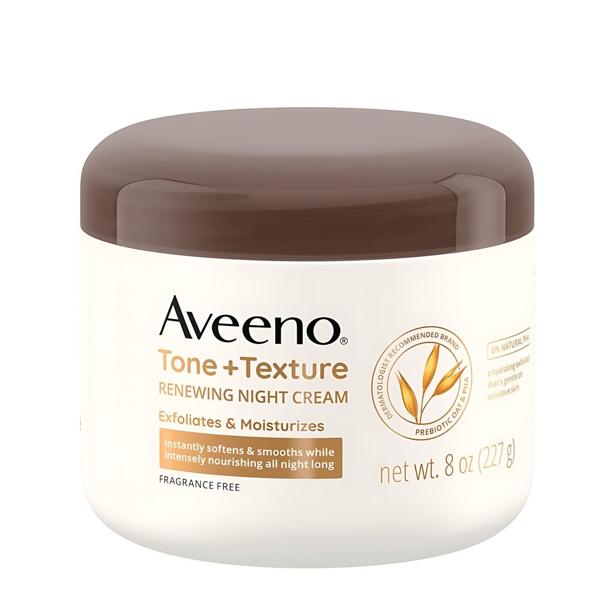 Aveeno - Tone + Texture Renewing Night Cream - 227g