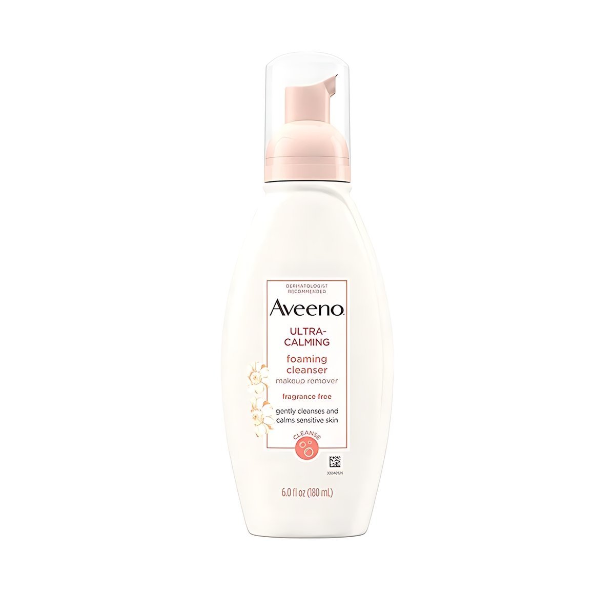 Aveeno - Ultra-Calming Foaming Cleanser Makeup Remover - 180ml