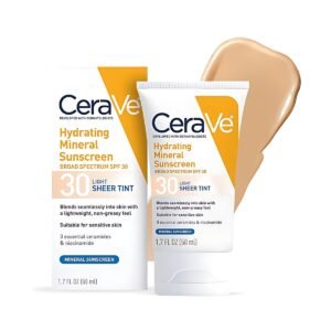 CERAVE - Hydrating Mineral Sunscreen SPF 30 Face Sheer Tint - 50ml