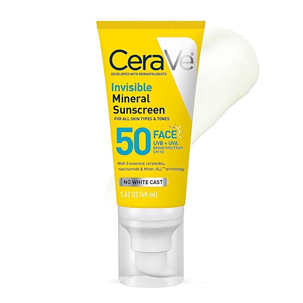 CERAVE - Invisible Mineral Sunscreen SPF 50 - 48ml
