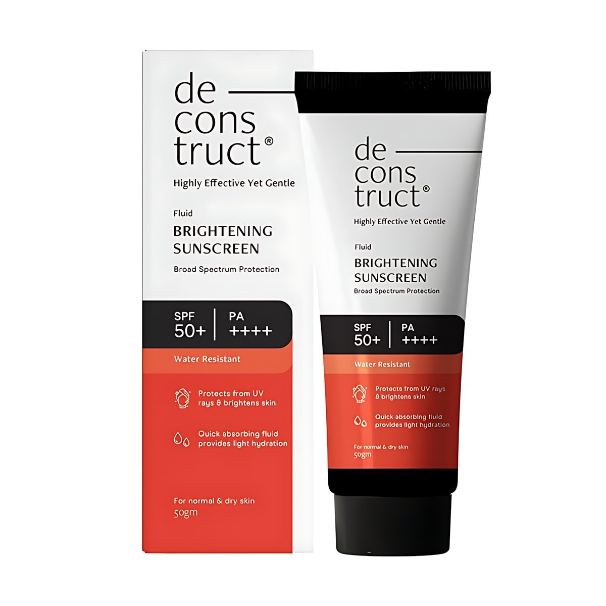 Deconstruct - Fluid Brightening Sunscreen SPF50+ PA++++ - 50g