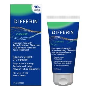 Differin - Acne Face Wash with 10% Benzoyl Peroxide - 148ml