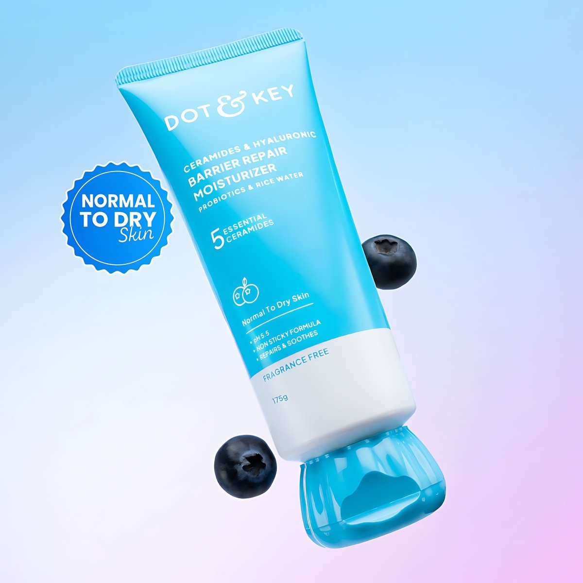 Dot - & Key Barrier Repair Moisturizer with Ceramides & Hyaluronic - 100g