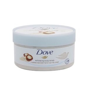 Dove - Exfoliating Body Scrub Crushed Macadamia & Rice Milk Scent - 225ml