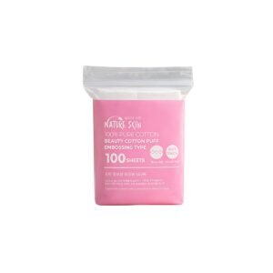 ecorce Nature Skin - Nature Skin Embossing Beauty Cotton Puff 100 Sheets