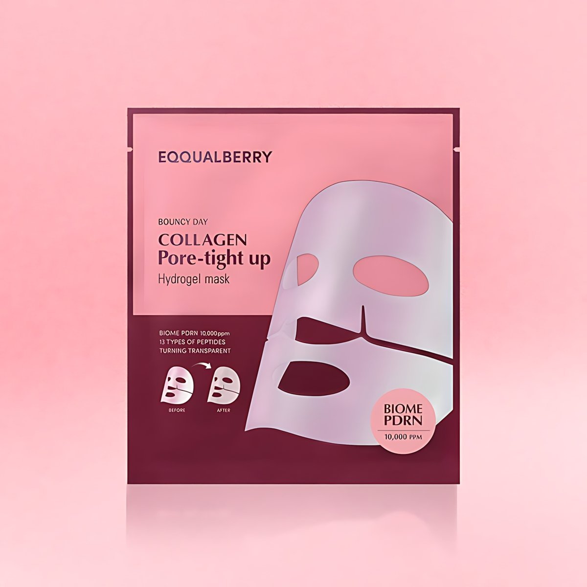 EQQUALBERRY - Collagen Pore-tight up Hydrogel Mask - 30g