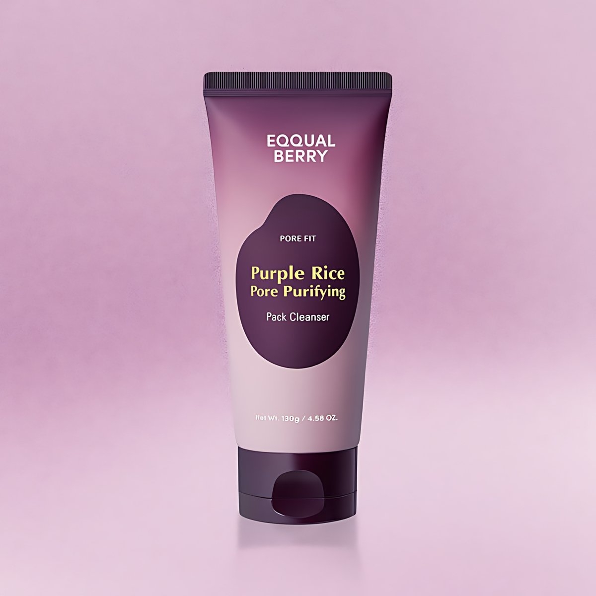 EQQUALBERRY - Purple Rice Pore Purifying Pack Cleanser - 130ml