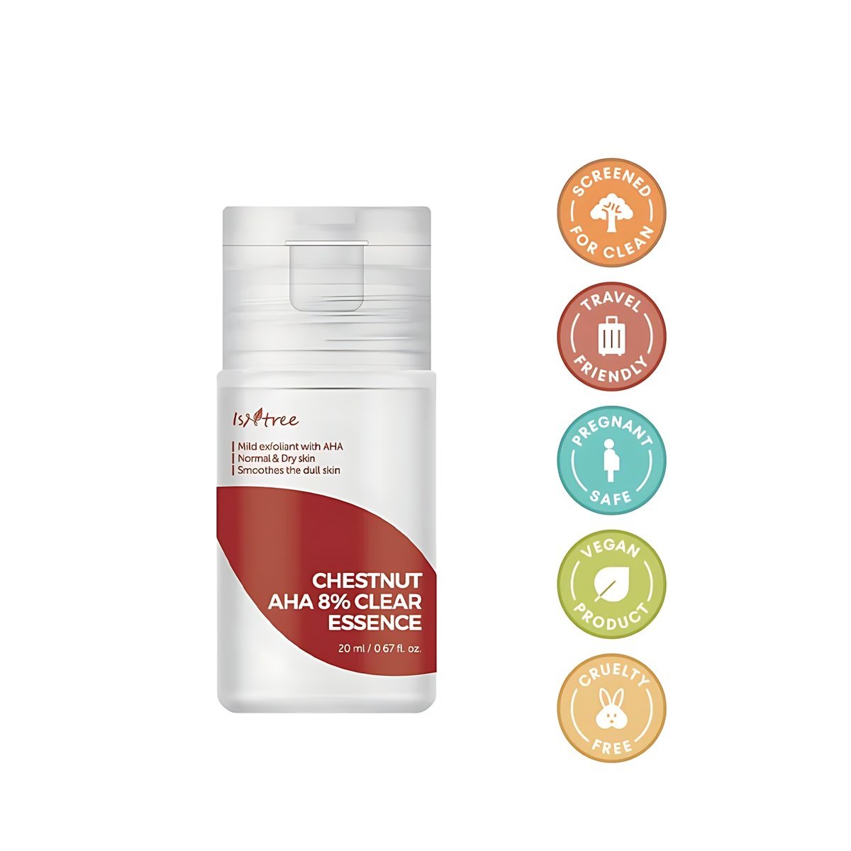 Isntree - Chestnut AHA 8% Clear Essence - 20ml