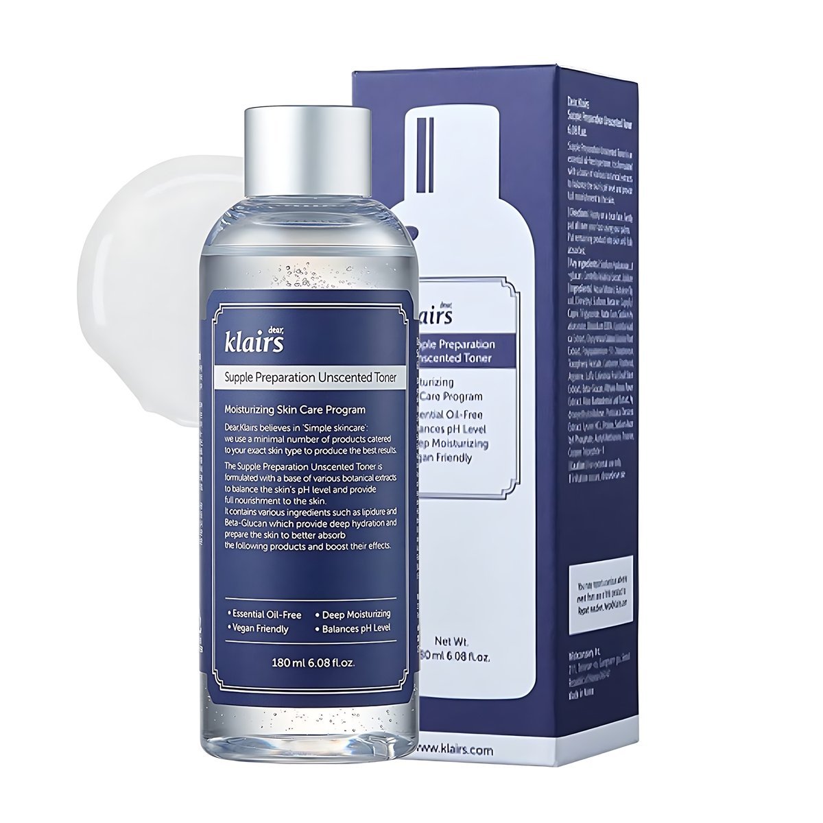 KLARIS - Supple Preparation Unscented Toner - 180ml