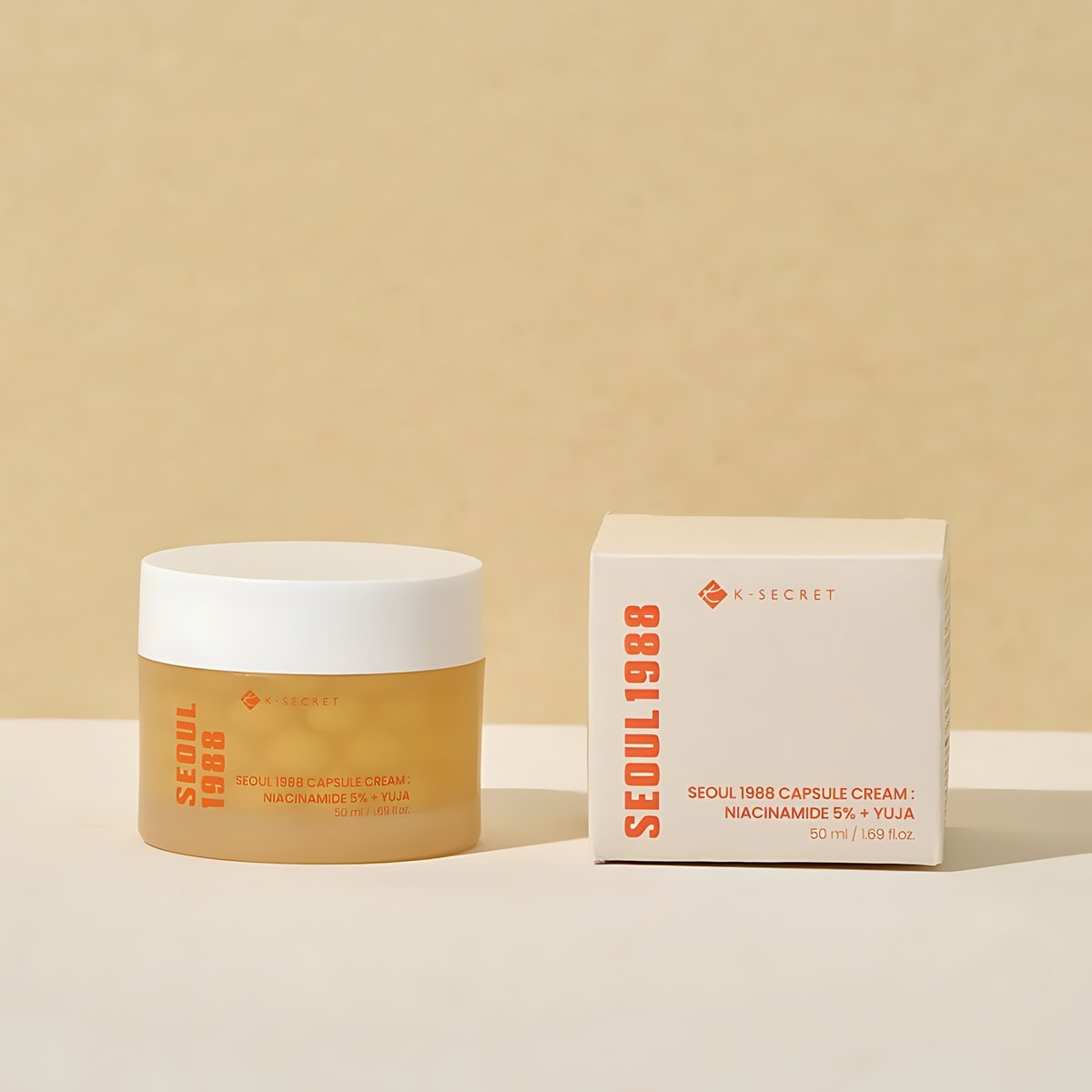 K-secret - SEOUL 1988 Capsule Cream : Niacinamide 5% + Yuja - 50ml