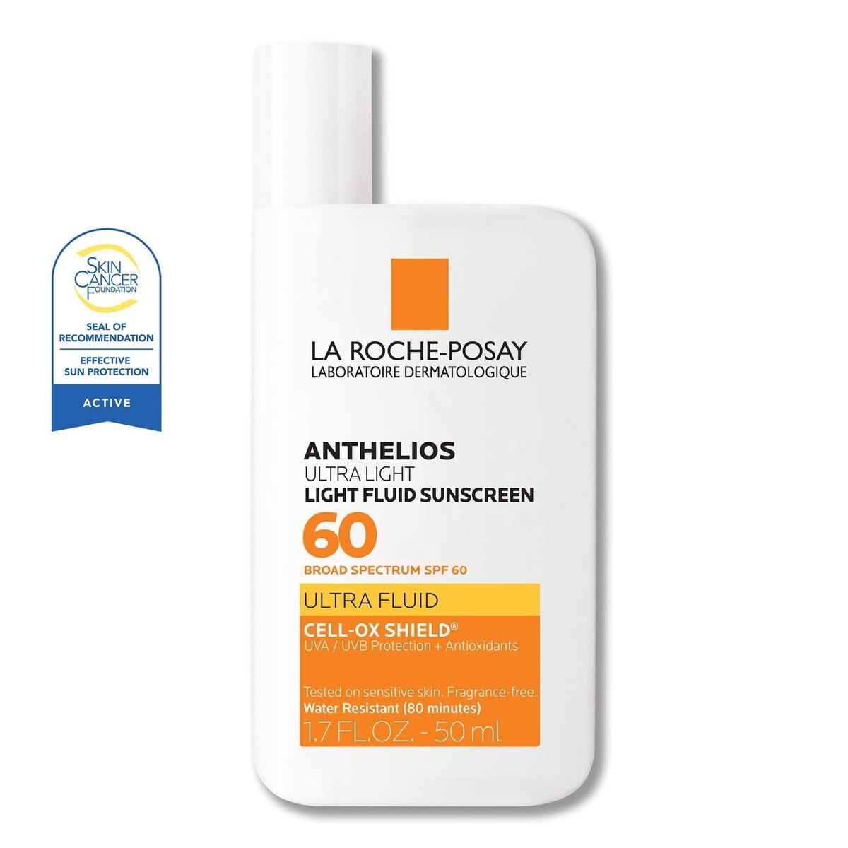La - Roche Posay Anthelios Ultra Light Fluid Sunscreen SPF 60 - 50ml