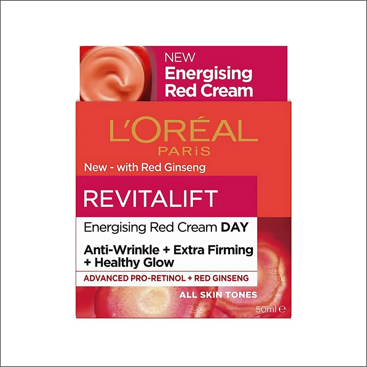 Loreal - Paris REVITALIFT Classic Energising Red Day Cream - 50ml