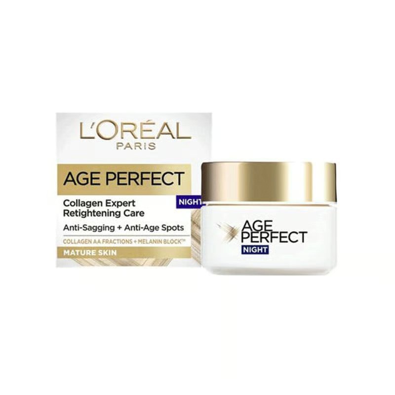 L'Oreal - Paris Age Perfect Collagen Expert Retightening Night Cream - 50ml