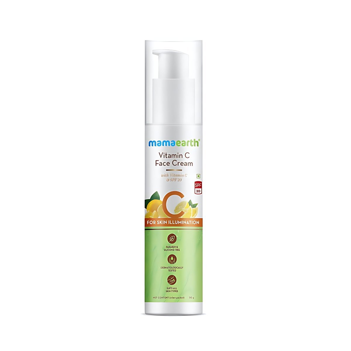 Mamaearth - vitamin C face cream with vitamin C & SPF 20 for skin illumination - 50g