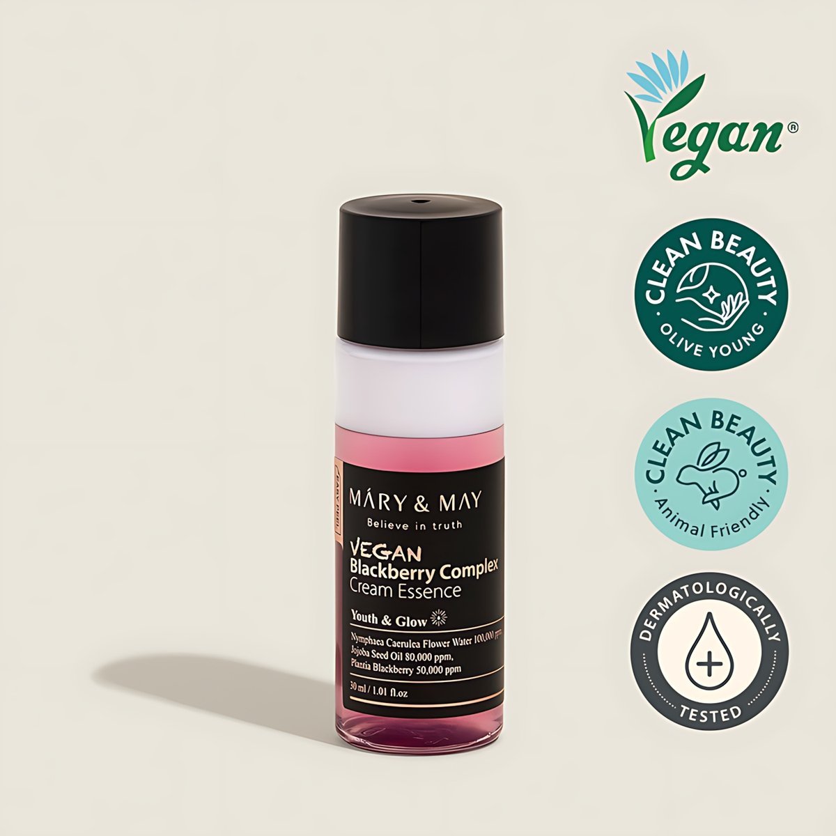 Mary & May - Vegan Blackberry Complex Cream Essence - 30ml