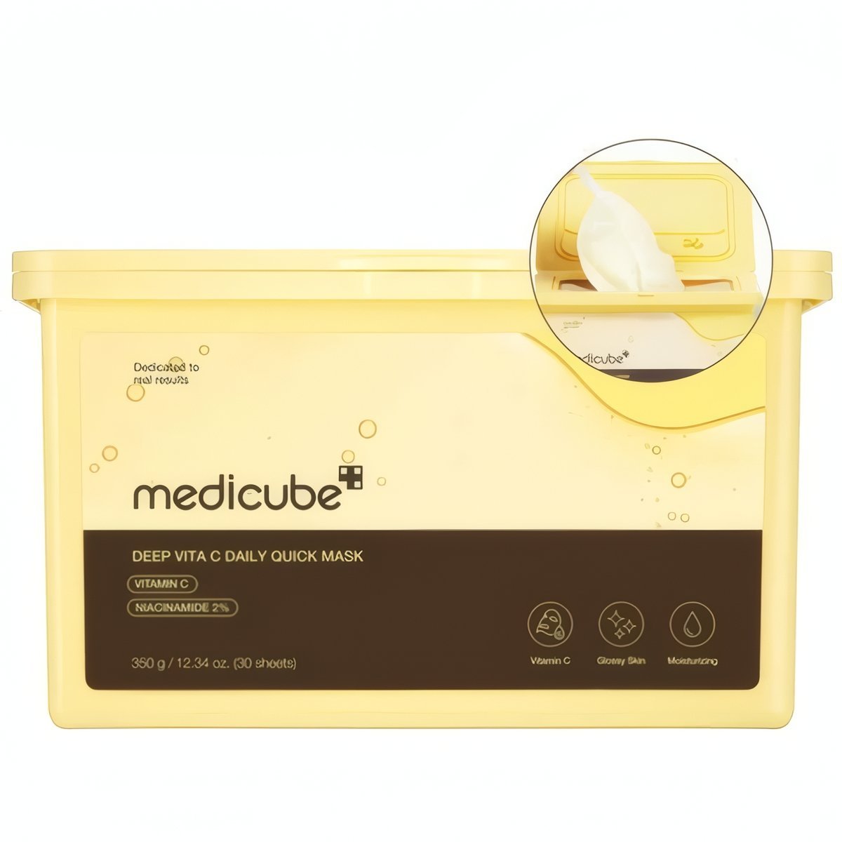 MEDICUBE - Deep Vita C Daily Quick 30 Sheet Masks