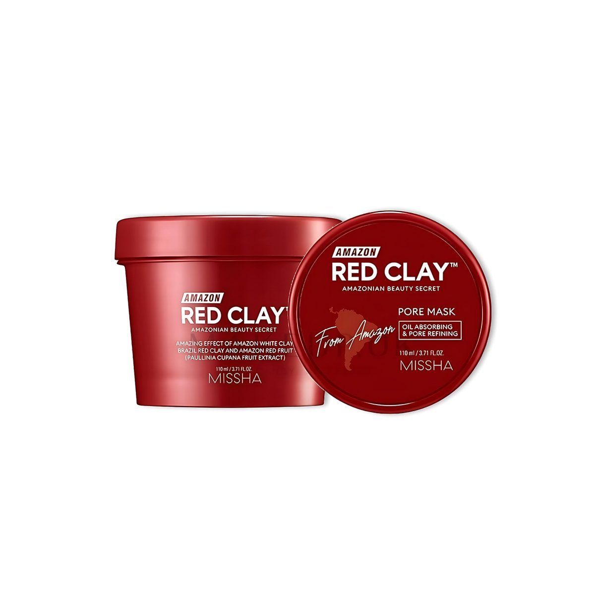 Missha - Amazon Red Clay Pore Mask - 110ml