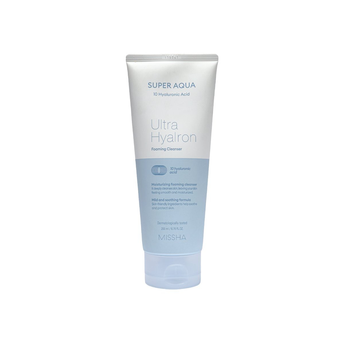 Missha - Super Aqua Ultra Hyalron Foaming Cleanser - 200ml