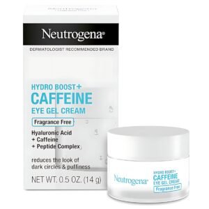 Neutrogena - Hydro Boost+ Caffeine Eye Gel Cream, Fragrance Free - 14g
