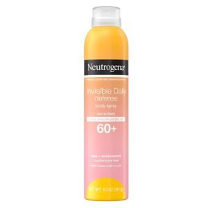 Neutrogena - Invisible Daily Defense Body Spray Sunscreen Broad Spectrum Spf 60+ - 141g