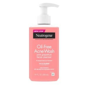 Neutrogena - Oil Free Acne Wash Pink Grapefruit Facial Cleanser - 177ml