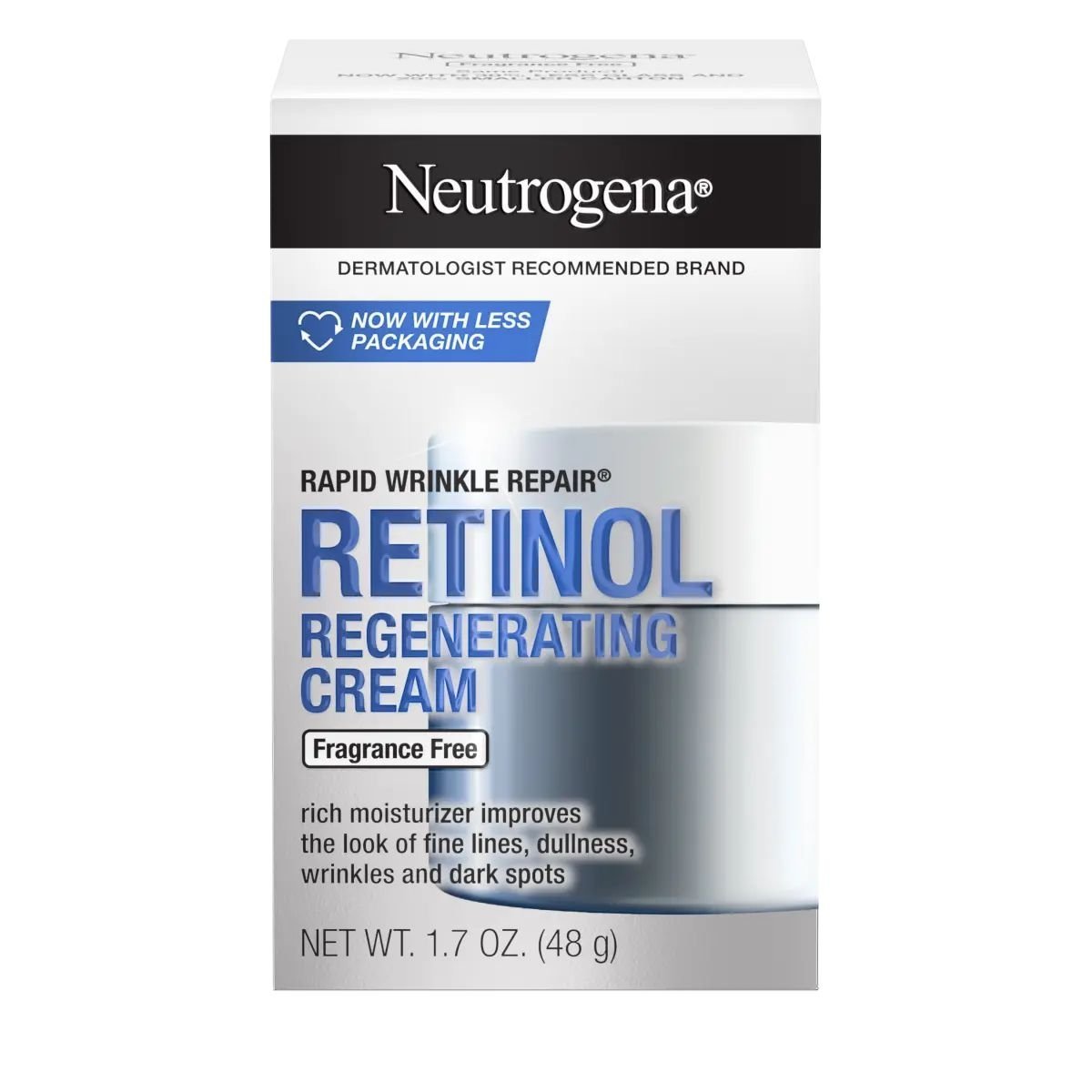 Neutrogena - Rapid Wrinkle Repair Regenerating Retinol Cream Fragrance-Free - 48g