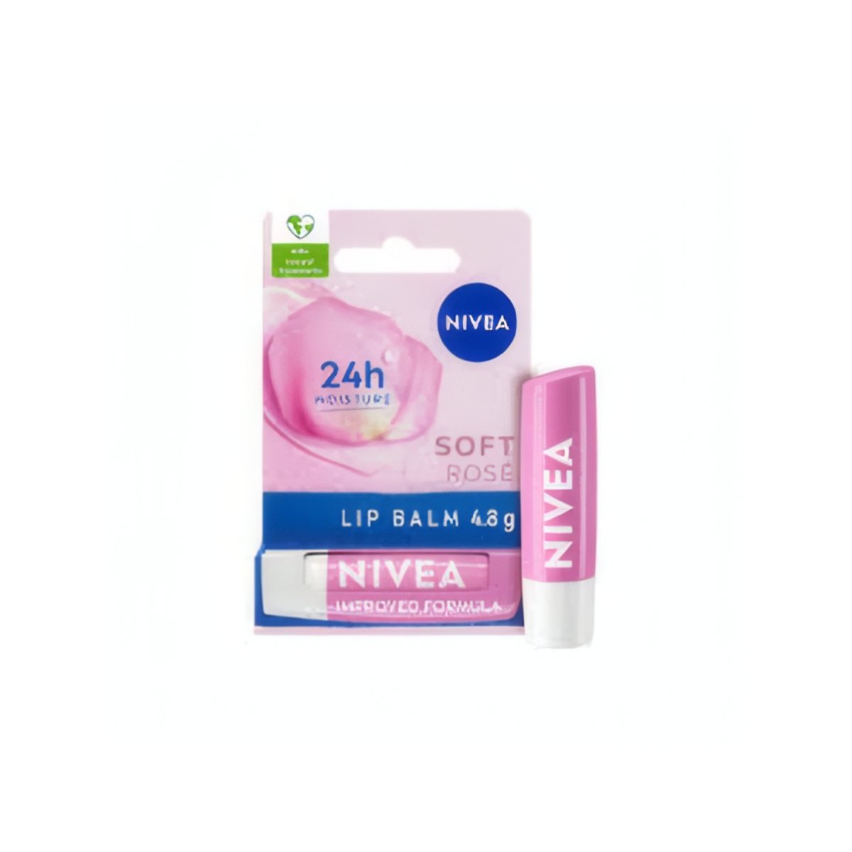 Nivea - soft rose lip balm - 4.8g