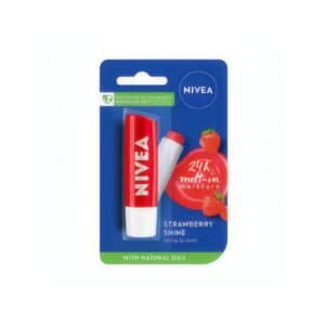 Nivea - strawberry shine lip balm - 4.8g