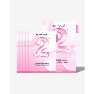 numbuzin - No.2 Rose PDRN Overnight Collagen Mask 1 sheet