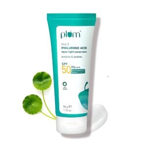 Plum - Cica and Hyaluronic Acid Aqua-Light Sunscreen SPF 50 PA Plus Plus Plus - 50g