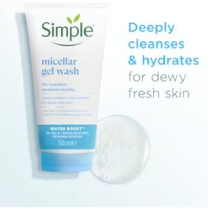 SIMPLE - WATER BOOST MICELLAR FACIAL GEL WASH - 150ml