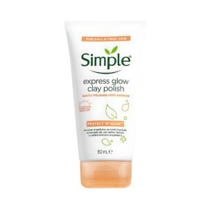 Simple - Express Glow Clay Polish Facial Wash - 150ml