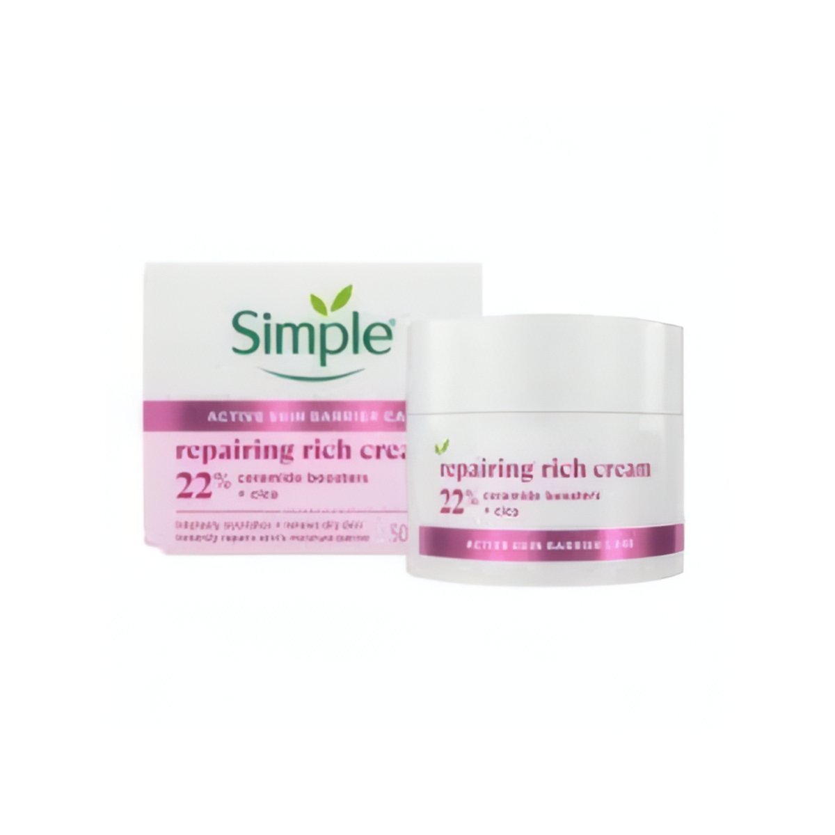 Simple - Repairing Rich Cream with 22% Ceramide Booster + Cica - 50ml