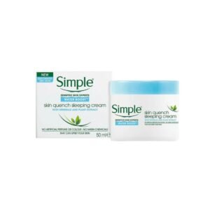 Simple - Water Boost Skin Quench Sleeping Cream - 50ml