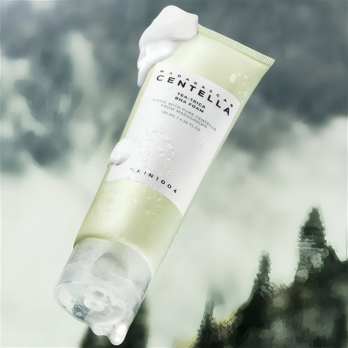 Skin1004 - Madagascar Centella Tea-Trica Bha Foam sachet - 1.5ml