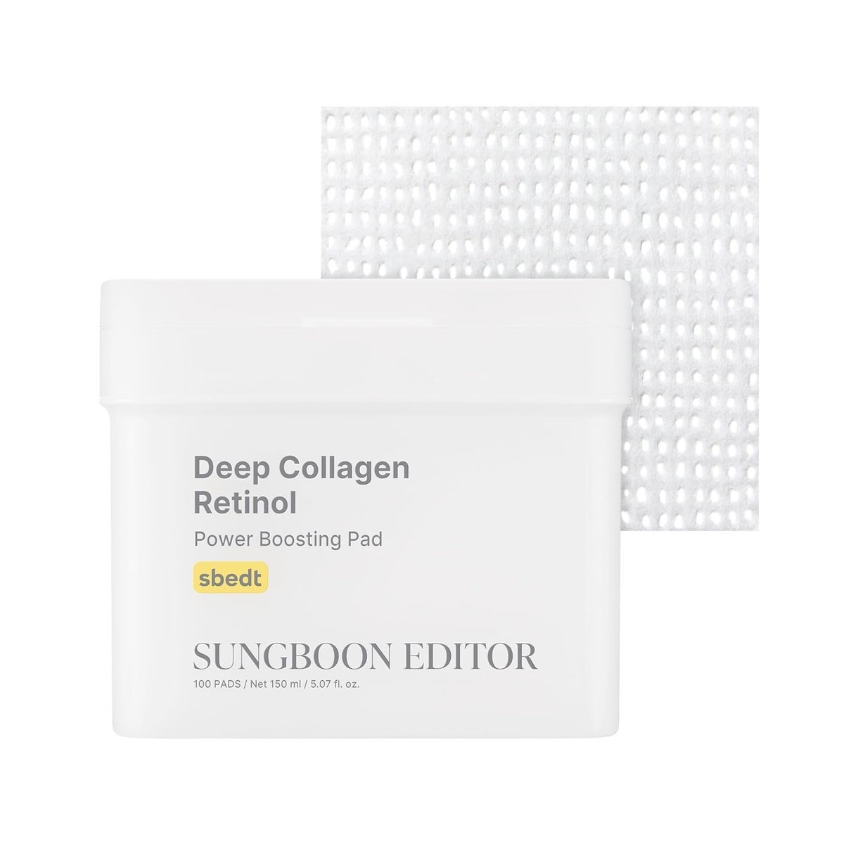 SUNGBOON EDITOR - Deep Collagen Retinol Power Boosting Pad 100pcs - 190ml