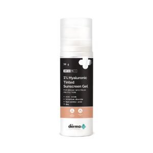 The Derma - Co 1% Hyaluronic Tinted Sunscreen Gel - 50g