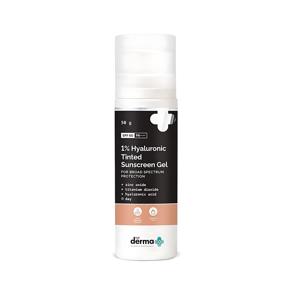 The Derma - Co 1% Hyaluronic Tinted Sunscreen Gel - 50g