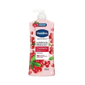 Vaseline - Healthy Bright Superfood Freshlock Cranberry Body Lotion - 500ml
