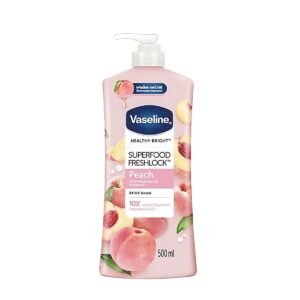 Vaseline - Healthy Bright Superfood Freshlock Peach Body Lotion - 500ml