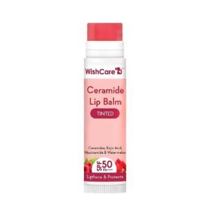 Wishcare - Ceramide Lip Balm with SPF 50 PA+++ -With Kojic Acid & Niacinamide (Tinted)