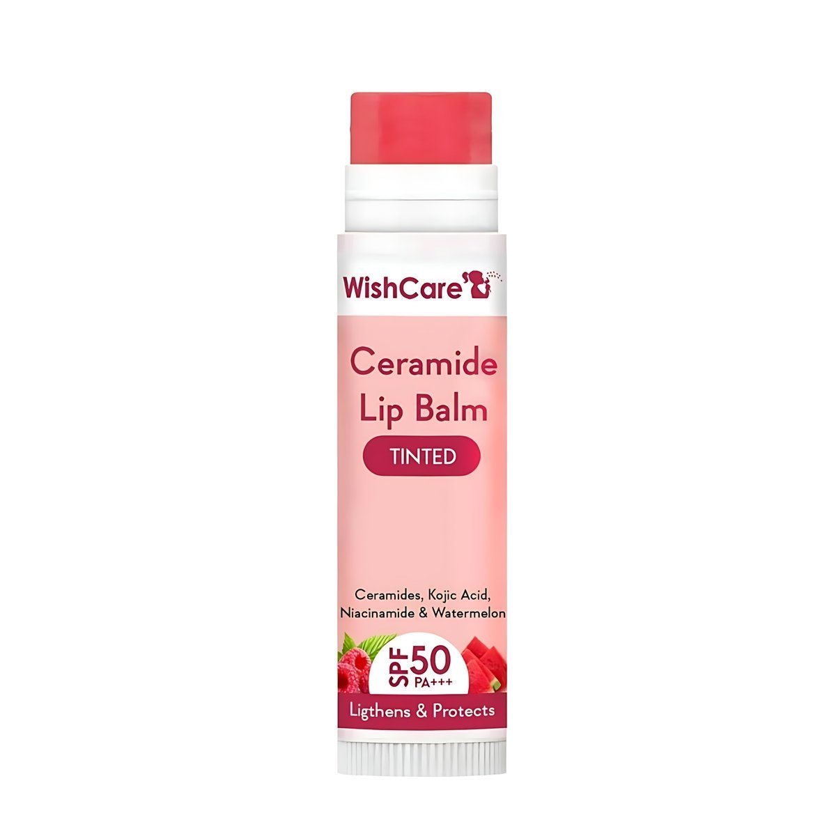 Wishcare - Ceramide Lip Balm with SPF 50 PA+++ -With Kojic Acid & Niacinamide (Tinted)