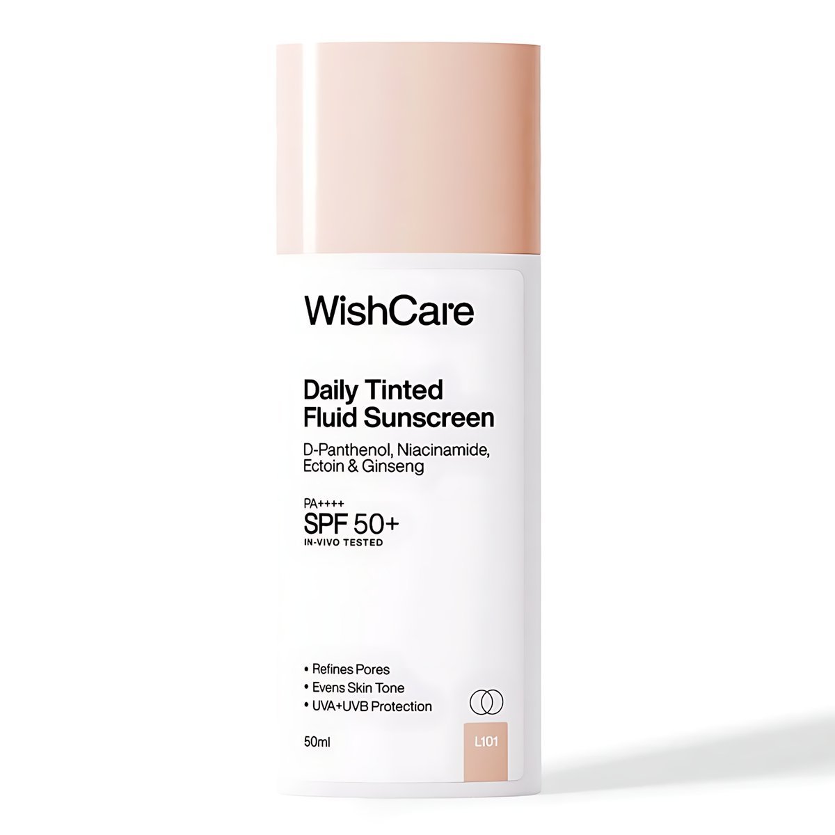 Wishcare - Daily Tinted Fluid Sunscreen – Shade L101 - 50ml